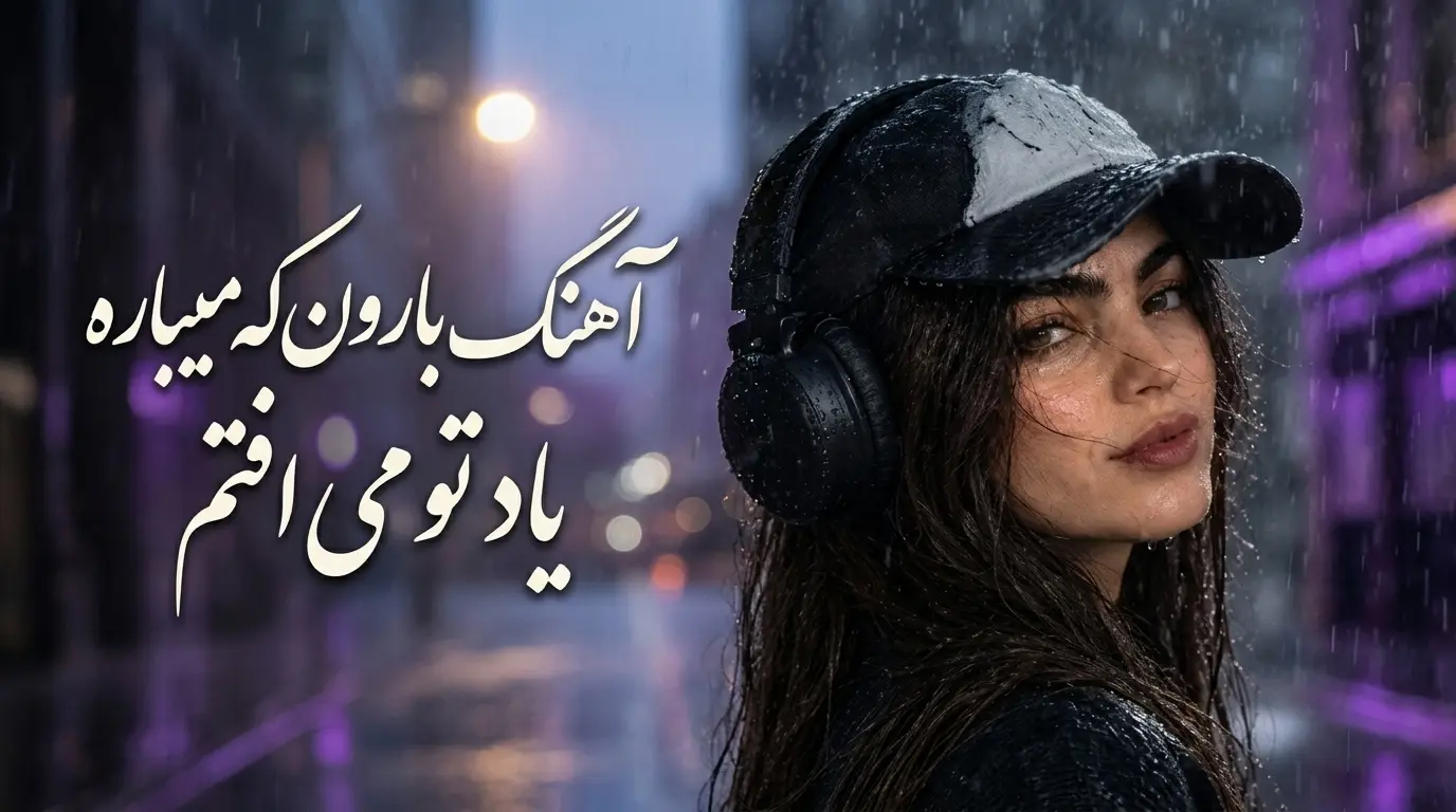 دانلود آهنگ بارون که میباره یاد تو می افتم 